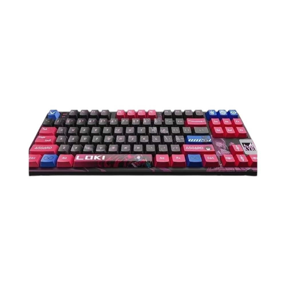 BÀN PHÍM VALKYRIE VK87 LOKI ĐỎ ĐEN