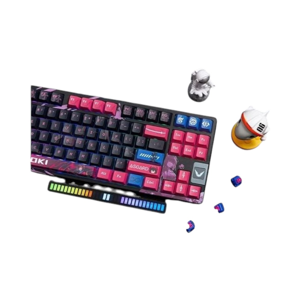 BÀN PHÍM VALKYRIE VK87 LOKI ĐỎ ĐEN