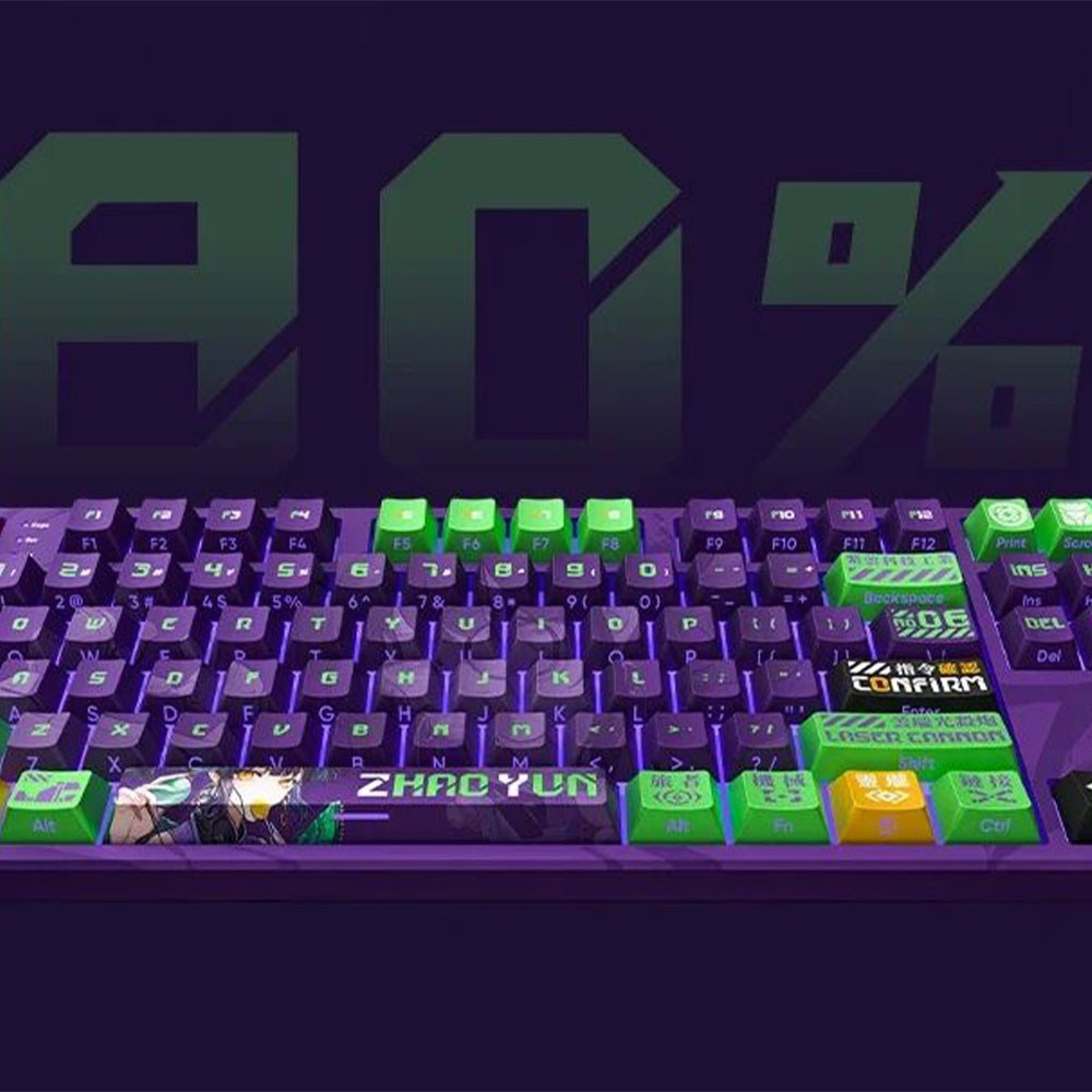 BÀN PHÍM VALKYRIE VK87 ZHAOYUN TÍM SẪM