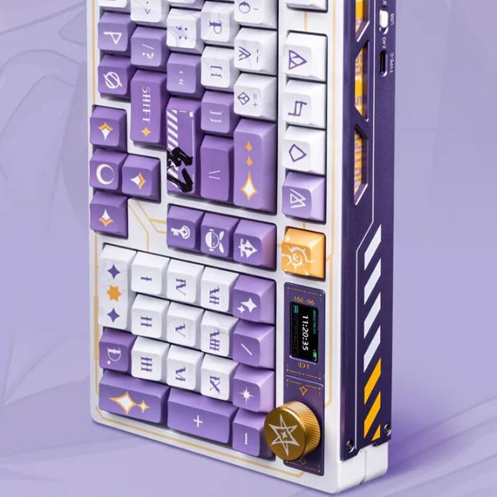 BÀN PHÍM CƠ VALKYRIE VK99 MERLIN TRẮNG TÍM