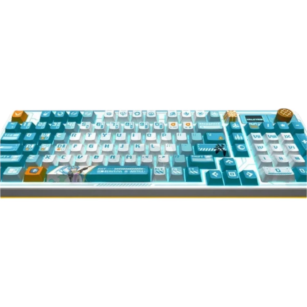 BÀN PHÍM CƠ VALKYRIE VK99 MIST XANH NGỌC
