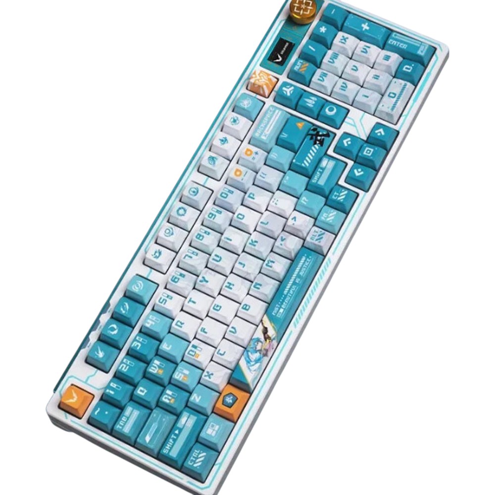 BÀN PHÍM CƠ VALKYRIE VK99 MIST XANH NGỌC