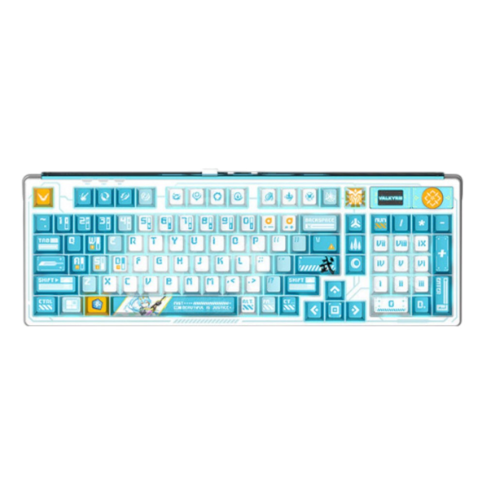 BÀN PHÍM CƠ VALKYRIE VK99 MIST XANH NGỌC
