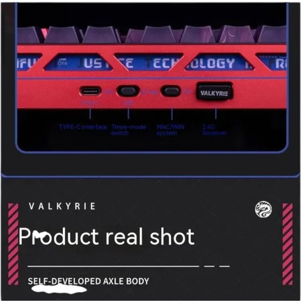 BÀN PHÍM CƠ VALKYRIE VK99 LOKI ĐỎ ĐEN