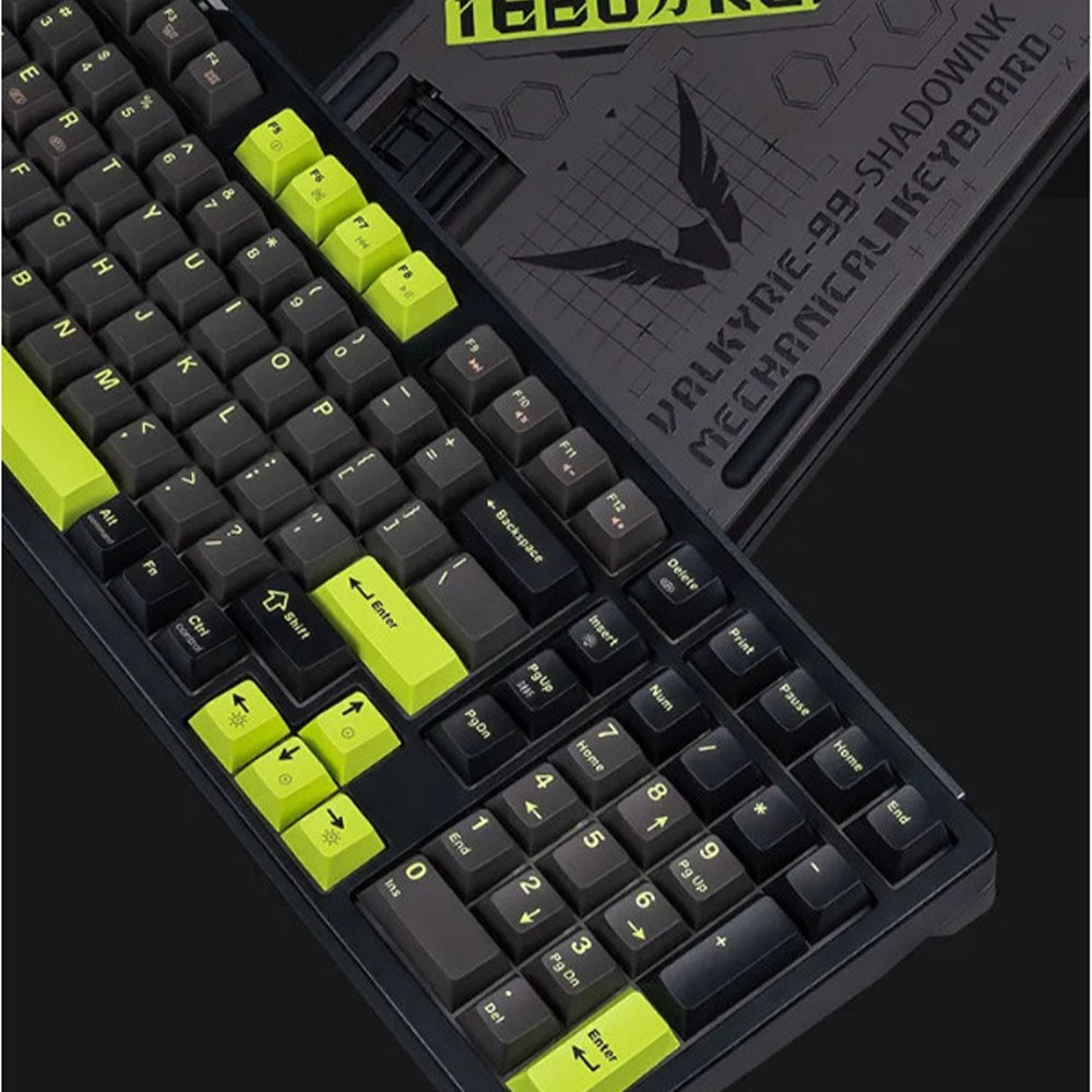 BÀN PHÍM CƠ VALKYRIE VK99 XANH ĐEN