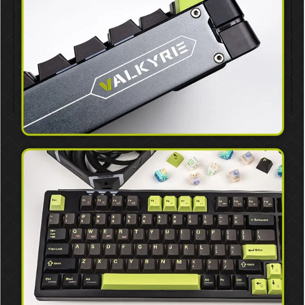 BÀN PHÍM CƠ VALKYRIE VK99 XANH ĐEN