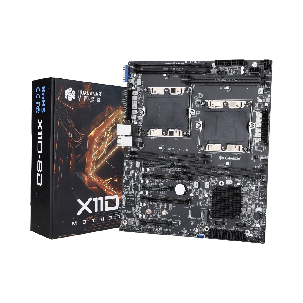 Mainboard HUANANZHI X11D-8D (Intel C612, LGA3647, ATX, 8 Khe Ram DDR4)