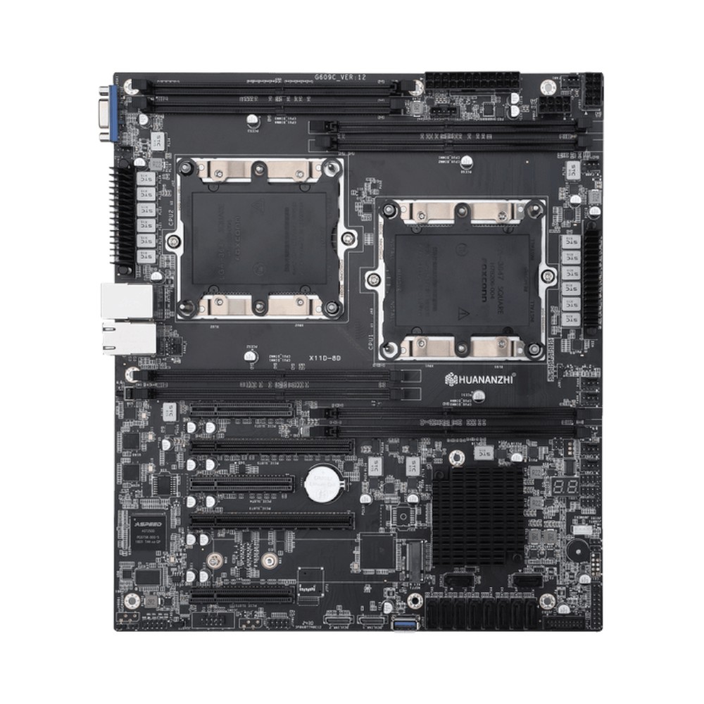 Mainboard HUANANZHI X11D-8D (Intel C612, LGA3647, ATX, 8 Khe Ram DDR4)
