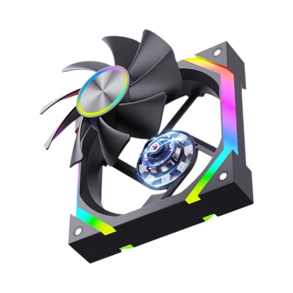 Fan Prims V9pro ARGB Đen Gió Xuôi