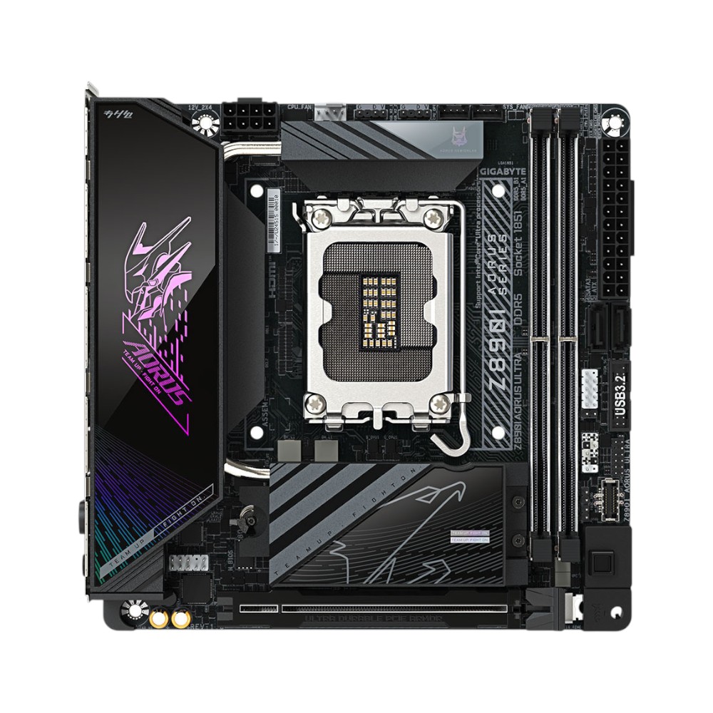 Mainboard GIGABYTE Z890I AORUS ULTRA (Intel Z890, Socket 1851, Mini-ITX, 2 khe RAM DDR5)