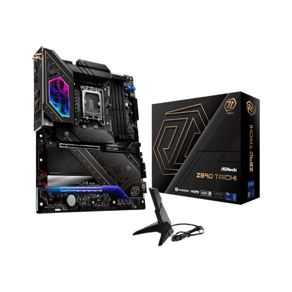 Mainboard ASROCK Z890 TAICHI (Intel Z890, Socket 1851, ATX, 4 khe RAM DDR5)