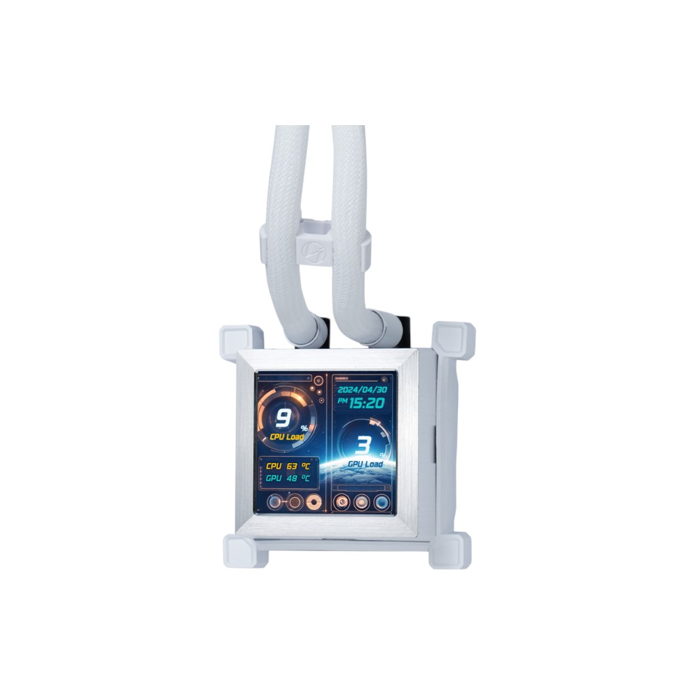 Tản Nhiệt Nước Lian Li HydroShift LCD 360 RGB Fan White