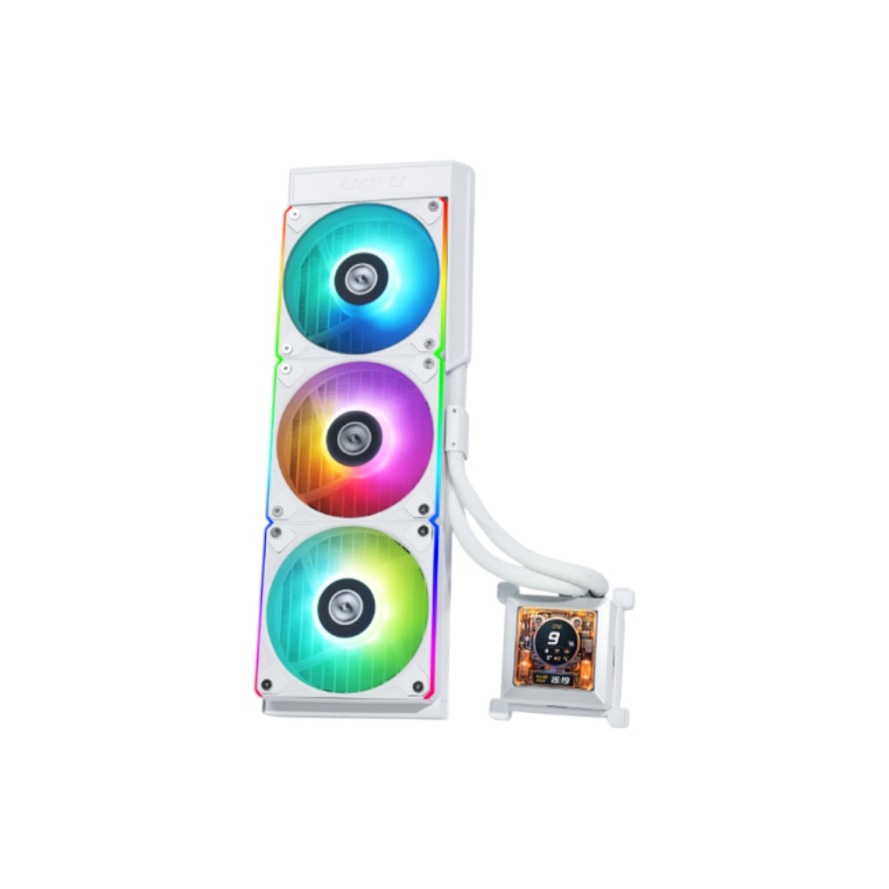 Tản Nhiệt Nước Lian Li HydroShift LCD 360 RGB Fan White