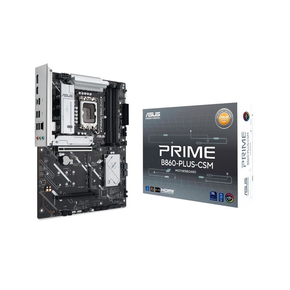 Mainboard Asus PRIME B860-PLUS-CSM ( Intel B860 , Socket 1851, ATX, 4 khe RAM DDR5)