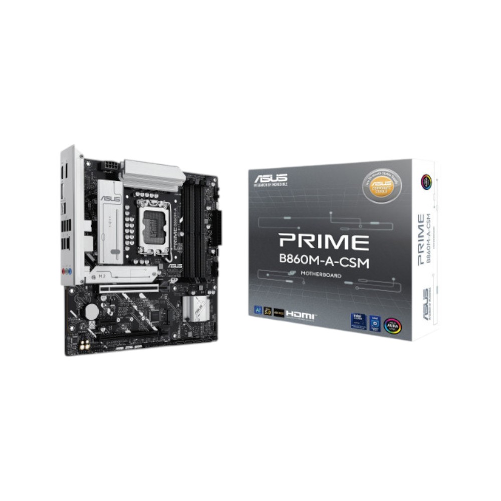 Mainboard Asus PRIME B860M-A-CSM ( Intel B860 , Socket 1851, M-ATX, 4 khe RAM DDR5)