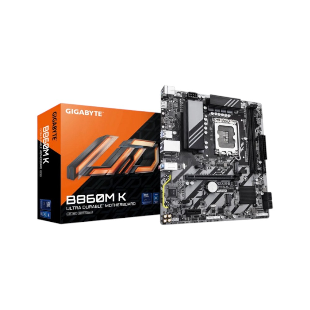 Mainboard Gigabyte B860M K ( Intel B860 , Socket 1851, M-ATX, 2 khe RAM DDR5)