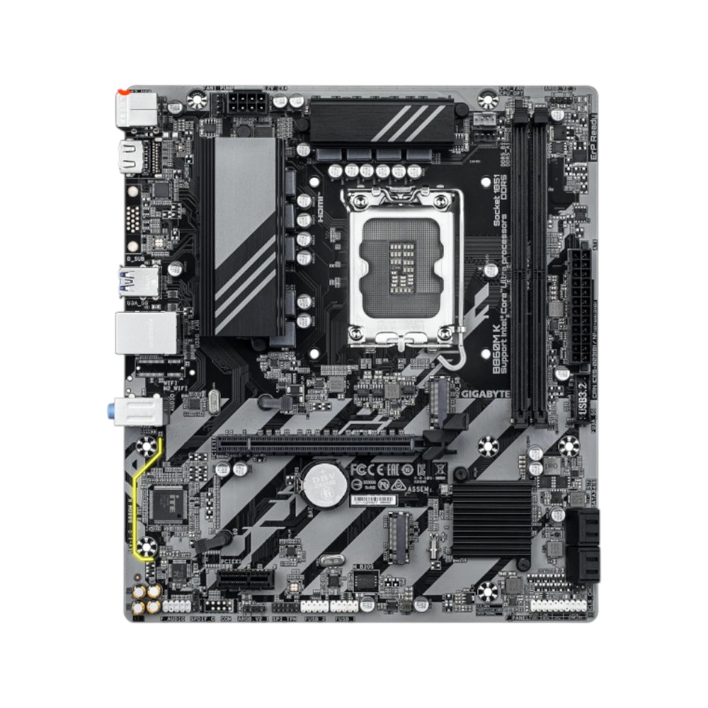 Mainboard Gigabyte B860M K ( Intel B860 , Socket 1851, M-ATX, 2 khe RAM DDR5)