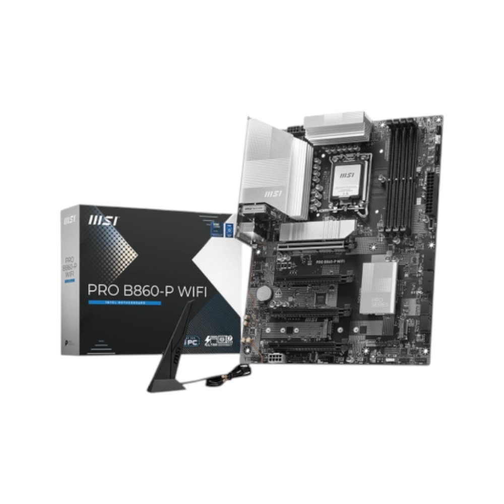Mainboard MSI PRO B860-P WIFI ( Intel B860 , Socket 1851, ATX, 4 khe RAM DDR5)