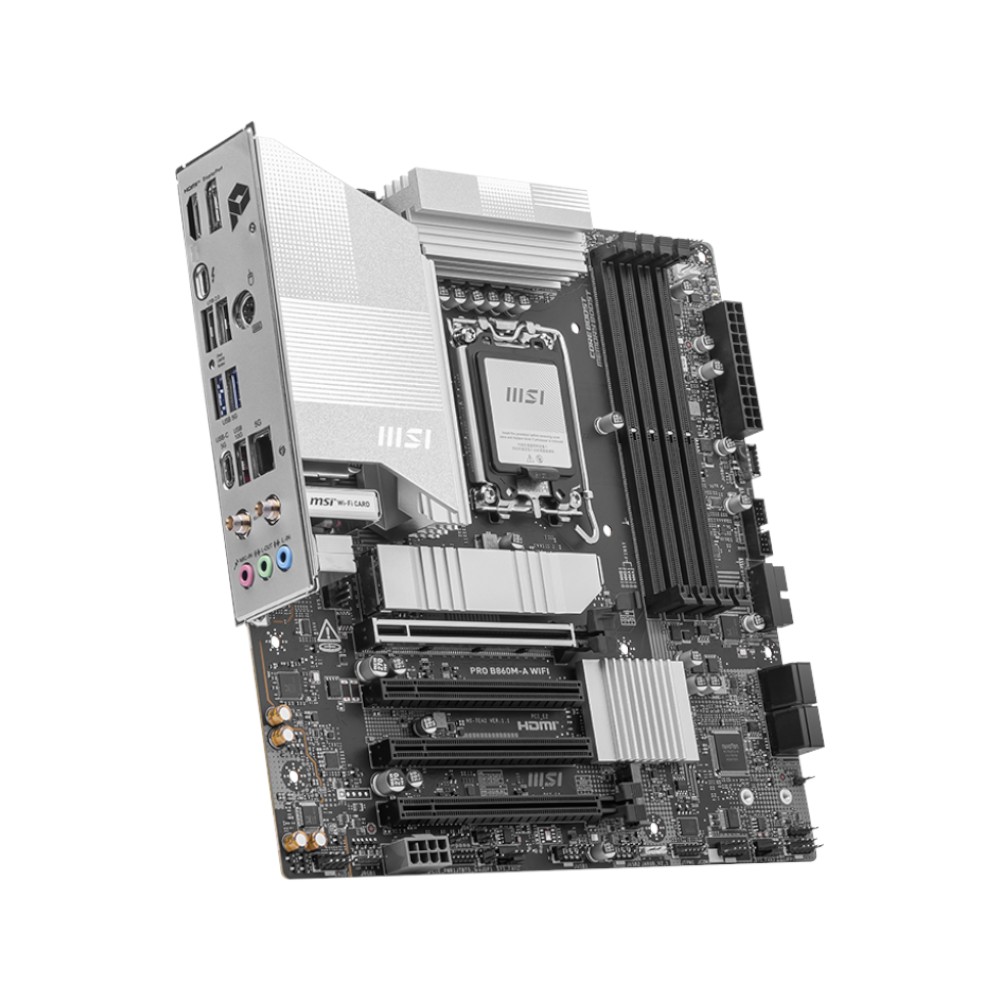 Mainboard MSI PRO B860M-A WIFI ( Intel B860 , Socket 1851, M-ATX, 4 khe RAM DDR5)