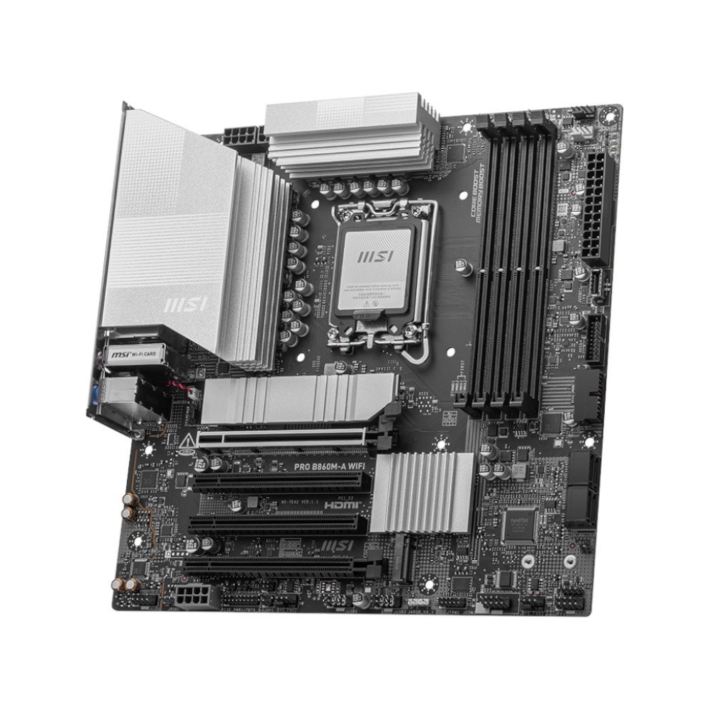 Mainboard MSI PRO B860M-A WIFI ( Intel B860 , Socket 1851, M-ATX, 4 khe RAM DDR5)