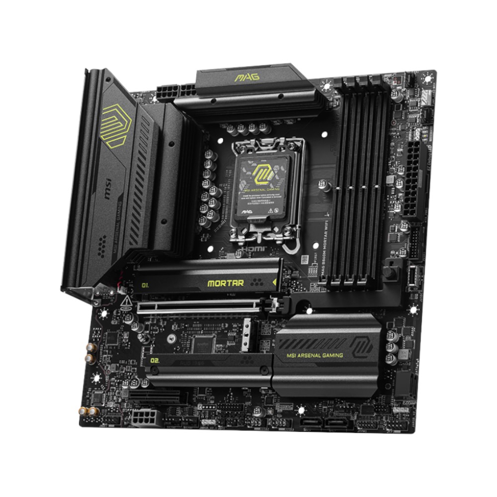 Mainboard MSI MAG B860M MORTAR WIFI ( Intel B860 , Socket 1851, M-ATX, 4 khe RAM DDR5)