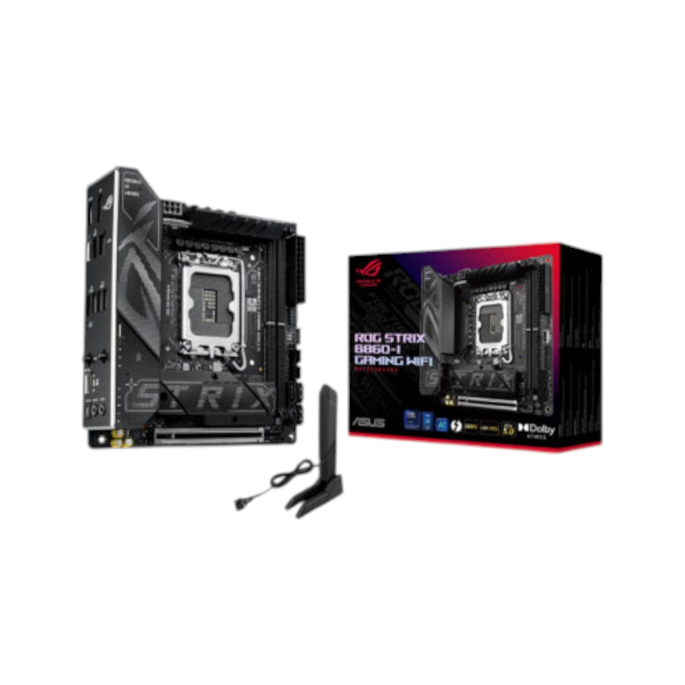 Mainboard Asus ROG STRIX B860-I GAMING WIFI ( Intel B860 , Socket 1851, Mini-ITX, 2 khe RAM DDR5)
