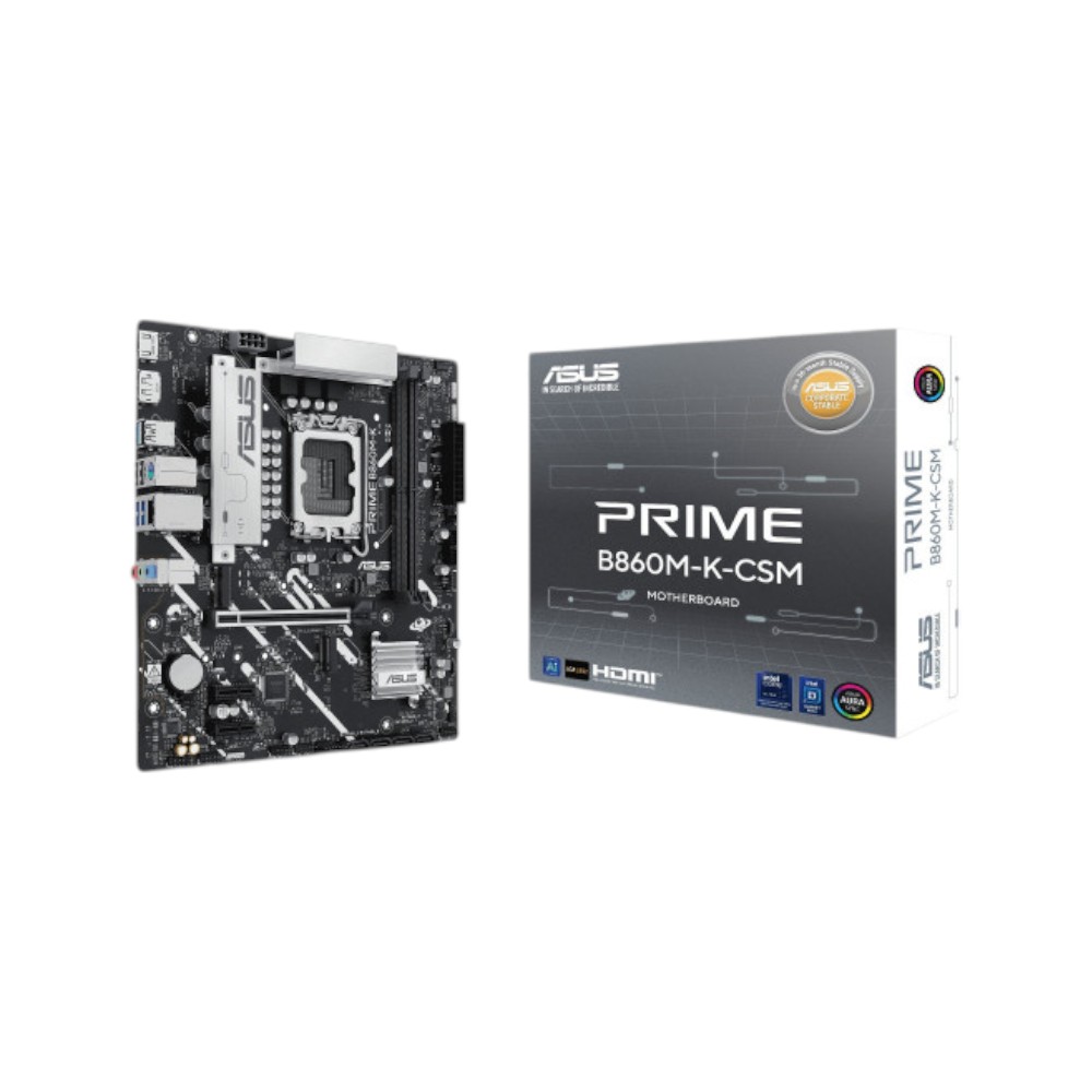 Mainboard Asus PRIME B860M-K-CSM ( Intel B860 , Socket 1851, M-ATX, 2 khe RAM DDR5)