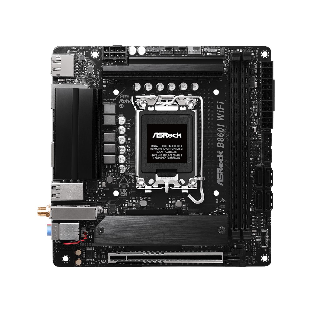 Mainboard Asrock B860I WiFi ( Intel B860 , Socket 1851, M-ITX, 2 khe RAM DDR5)