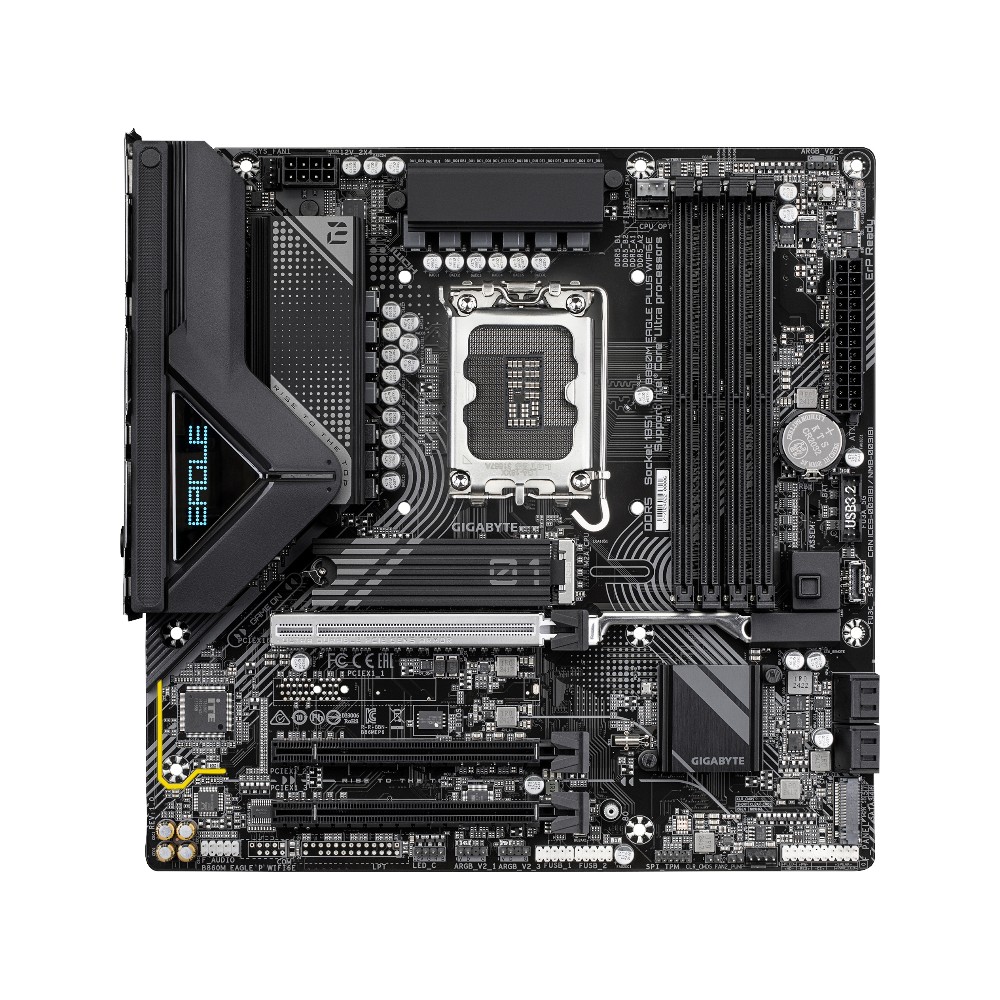 Mainboard Gigabyte B860M EAGLE PLUS WIFI6E ( Intel B860 , Socket 1851, M-ATX, 4 khe RAM DDR5)