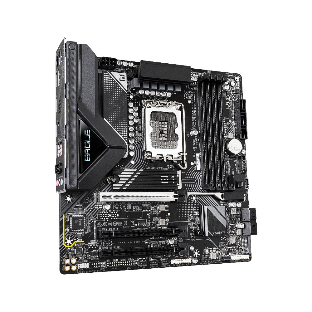 Mainboard Gigabyte B860M EAGLE PLUS WIFI6E ( Intel B860 , Socket 1851, M-ATX, 4 khe RAM DDR5)