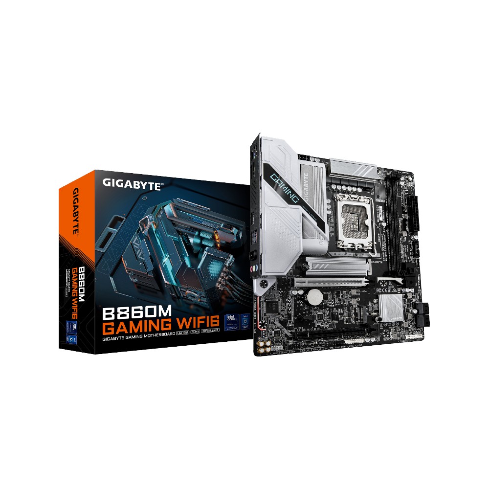 Mainboard Gigabyte B860M GAMING WIFI6 ( Intel B860 , Socket 1851, M-ATX, 2 khe RAM DDR5)