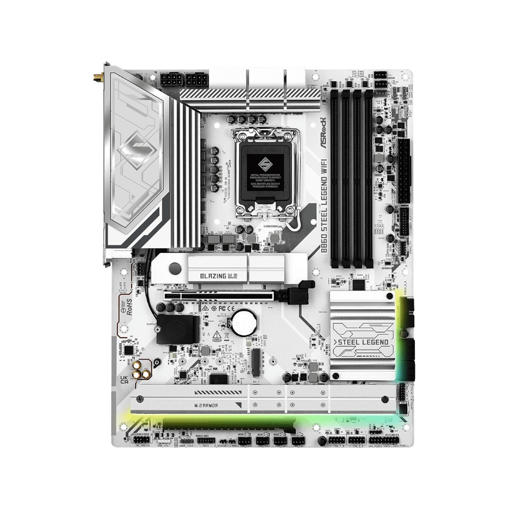 Mainboard Asrock B860 Steel Legend WiFi ( Intel B860 , Socket 1851, ATX, 4 khe RAM DDR5)