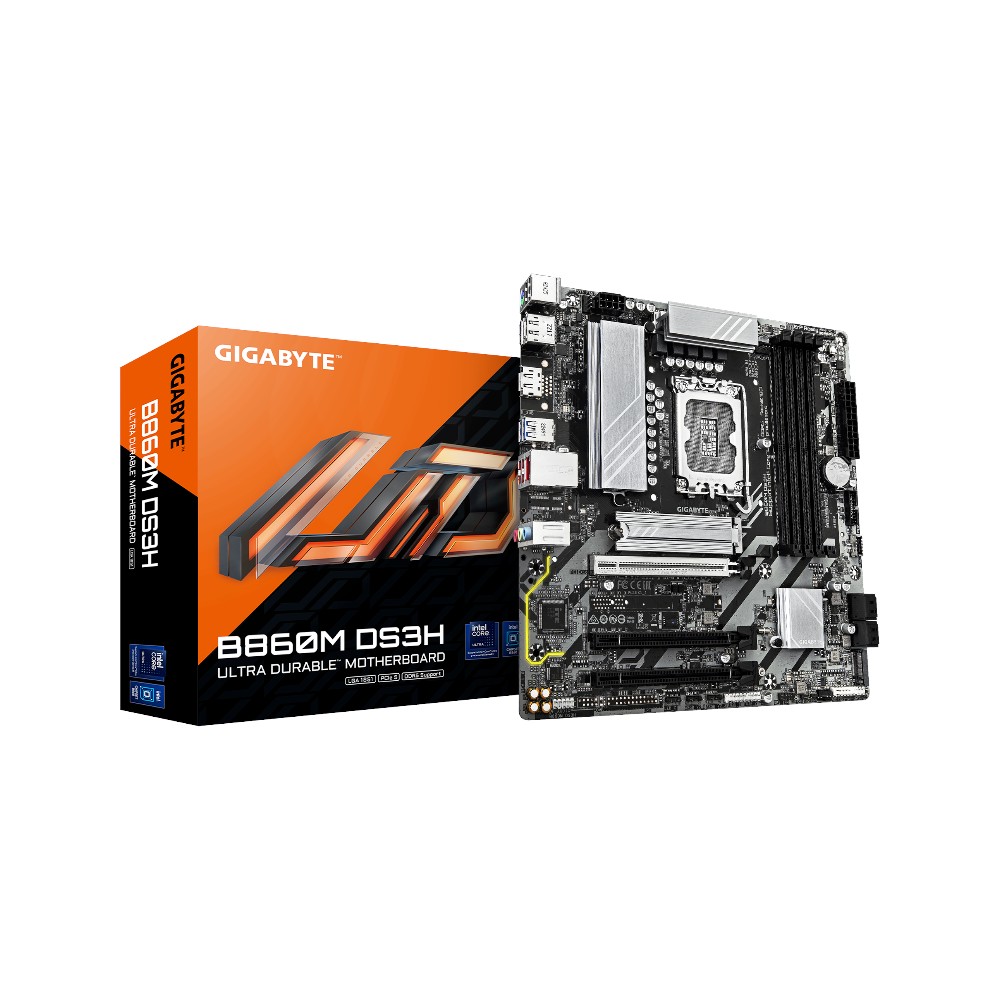 Mainboard Gigabyte B860M DS3H ( Intel B860 , Socket 1851, M-ATX, 4 khe RAM DDR5)