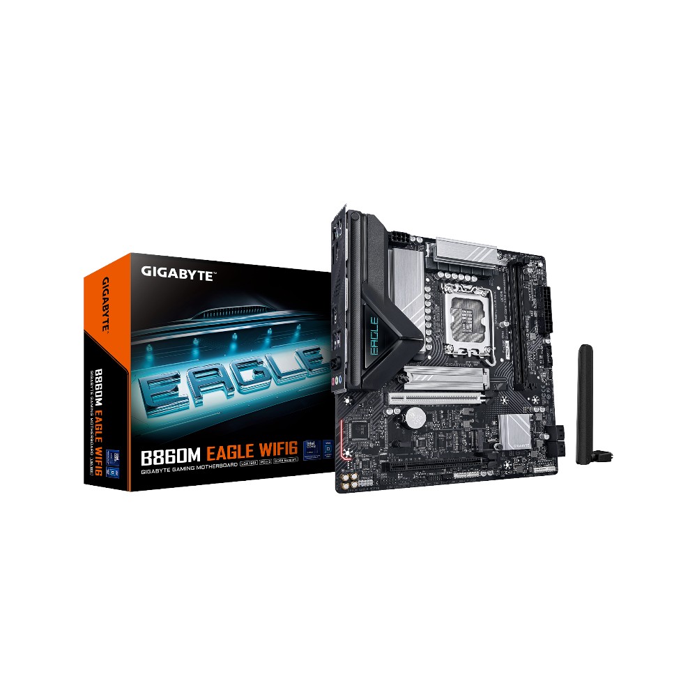 Mainboard Gigabyte B860M EAGLE WIFI6 ( Intel B860 , Socket 1851, M-ATX, 2 khe RAM DDR5)