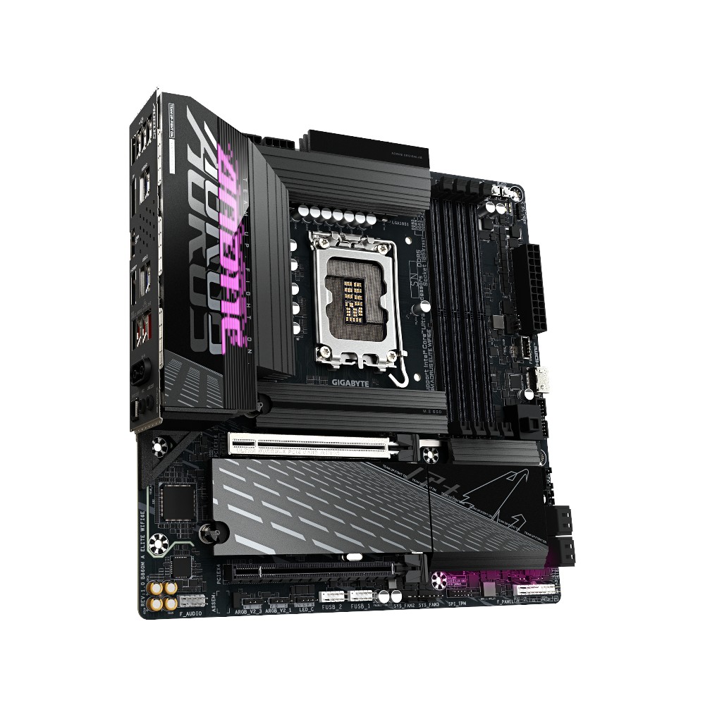 Mainboard Gigabyte B860M AORUS ELITE WIFI6E ( Intel B860 , Socket 1851, M-ATX, 4 khe RAM DDR5)