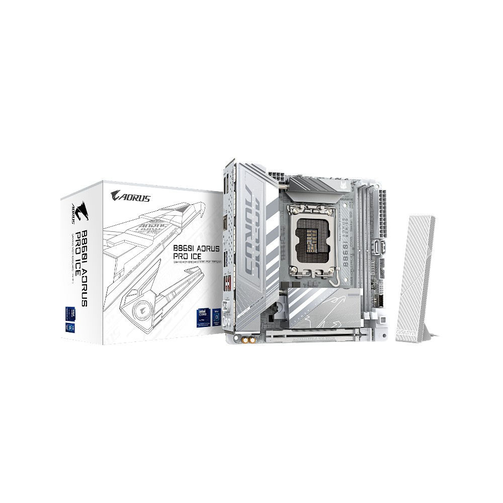 Mainboard Gigabyte B860I AORUS PRO ICE ( Intel B860 , Socket 1851, Mini-ITX , 2 khe RAM DDR5)