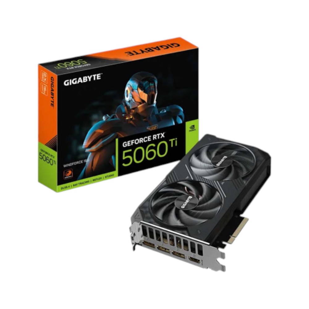 VGA Gigabyte GeForce RTX 5060Ti WINDFORCE 16G (GV-N506TWF2-16GD)