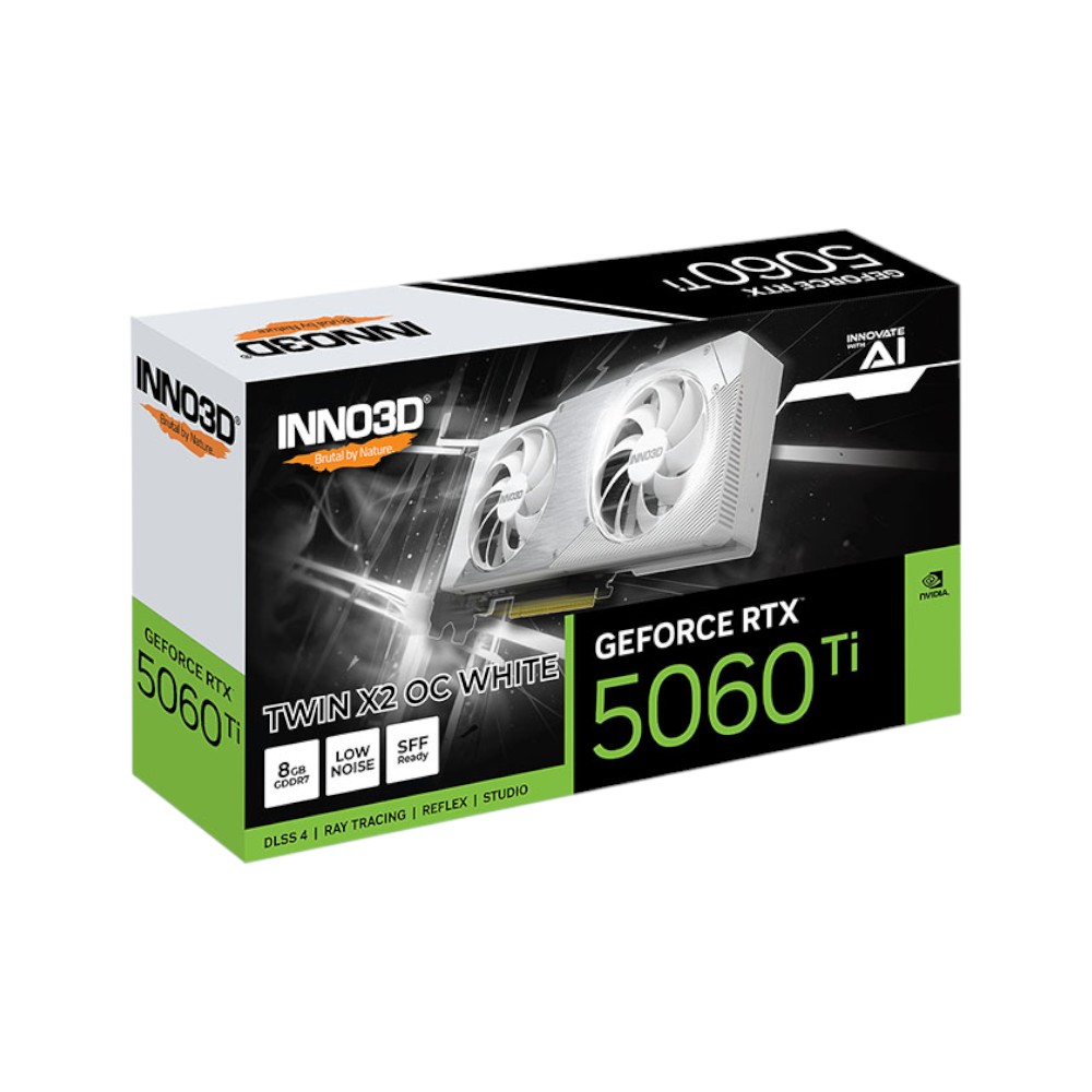 VGA INNO3D GeForce RTX 5060Ti Twin X2 OC White 8GB GDDR7