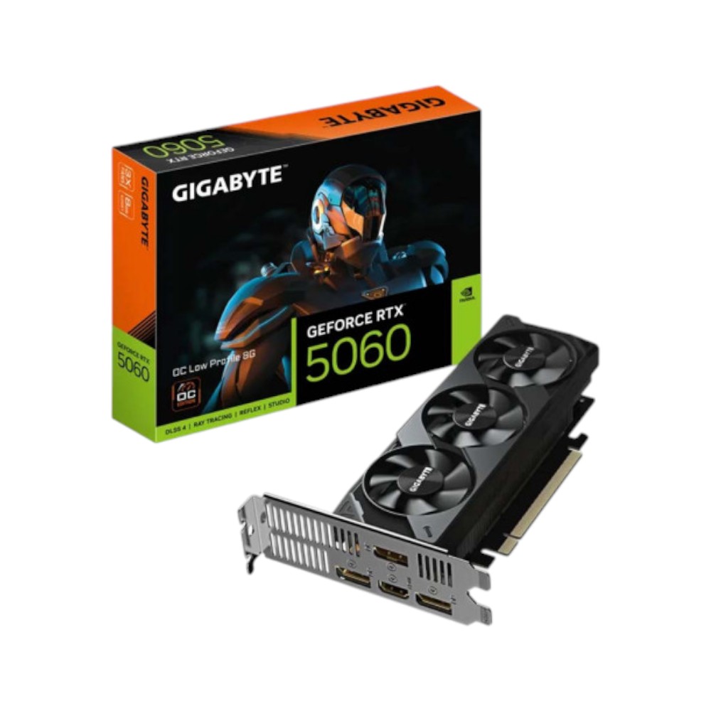 VGA Gigabyte GeForce RTX 5060 OC Low Profile 8G (GV-N5060OC-8GL)
