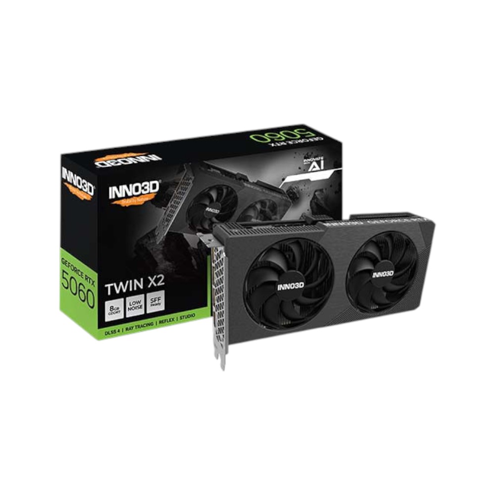 VGA Inno3D GeForce RTX 5060 Twin X2 8GB (N50602-08D7-195071N)