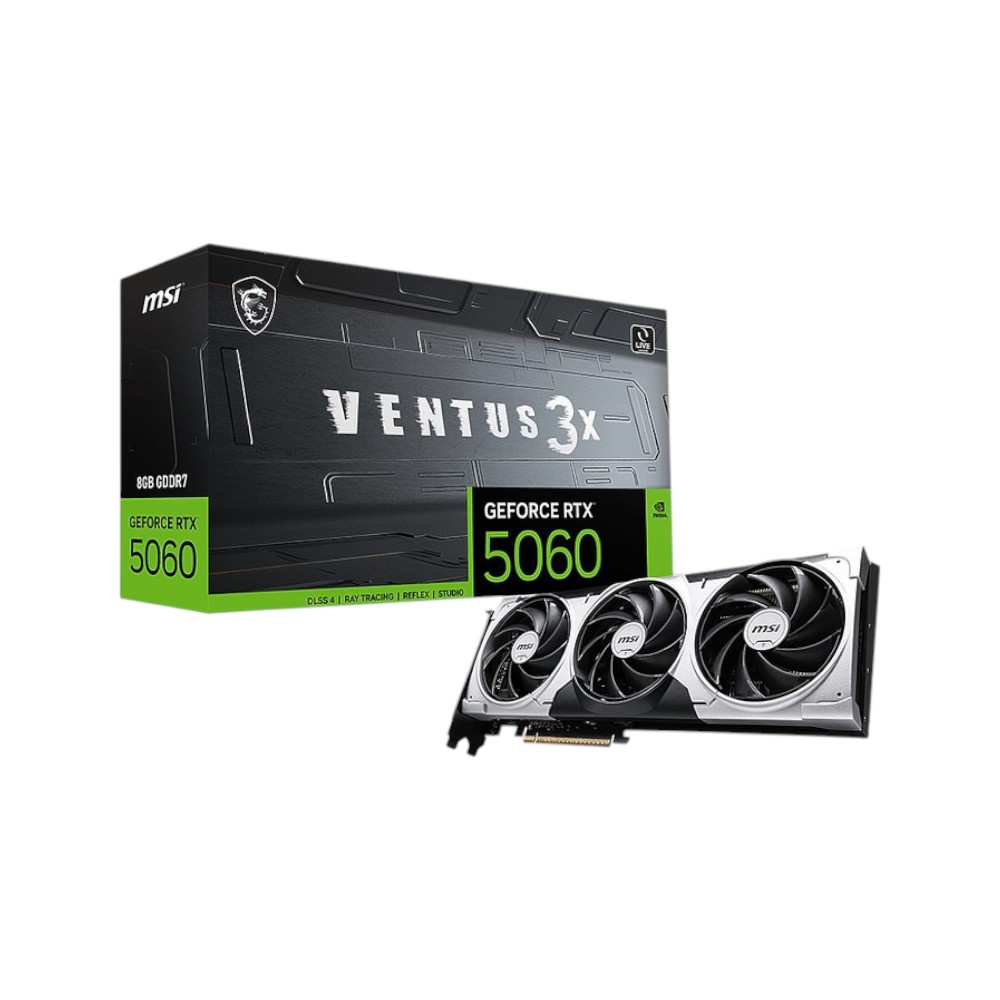 VGA MSI GeForce RTX 5060 8G VENTUS 3X