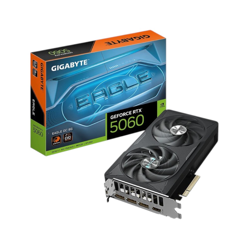 VGA Gigabyte GeForce RTX 5060 EAGLE OC 8G (GV-N5060EAGLE OC-8GD)