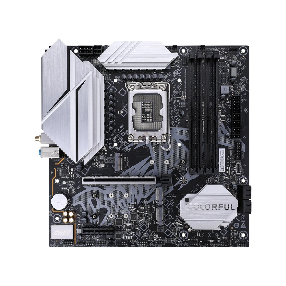 Mainboard Colorful BATTLE-AX B760M-PLUS WIFI V20  ( Intel B760 , Socket 1700, M-ATX, 4 khe RAM DDR4)
