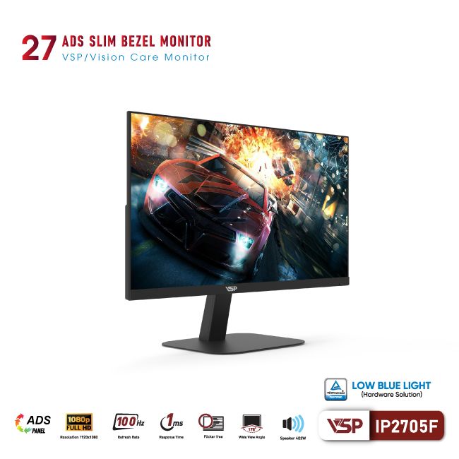 Màn hình VSP IP2705F (24.5 inch/FHD/IPS/100Hz/1ms)