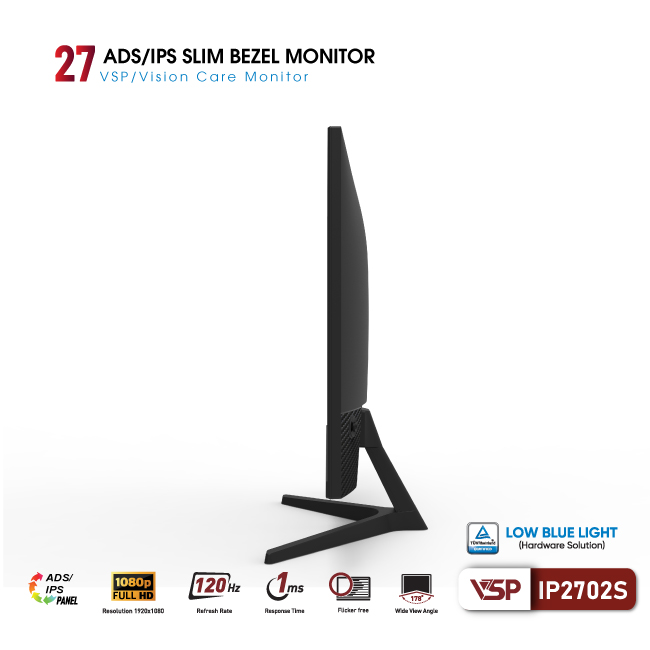 Màn hình VSP IP2702S (27 inch/FHD/IPS/120Hz/1ms)