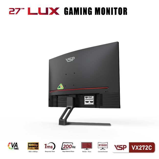 Màn hình cong VSP 27inch VX272C (27 inch/FHD/VA/200Hz/1ms/Cong)