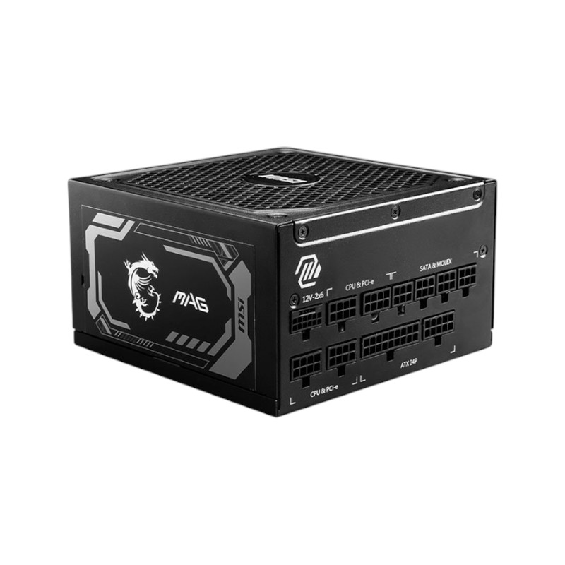 Nguồn máy tính MSI MAG A1000GL PCIE5 1000W (80 Plus Gold/PCI-e 5.1/ATX3.1)
