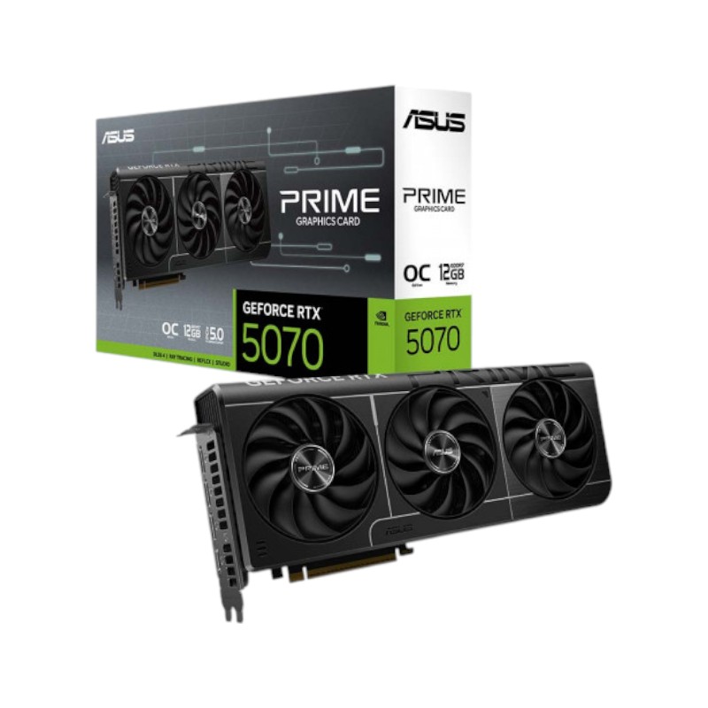 VGA ASUS PRIME GeForce RTX 5070 12GB GDDR7 OC Edition (PRIME-RTX5070-O12G)