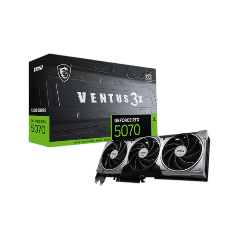 VGA MSI GeForce RTX 5070 12G VENTUS 3X OC