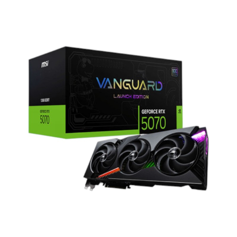 VGA MSI GeForce RTX 5070 12G VANGUARD SOC LAUNCH EDITION